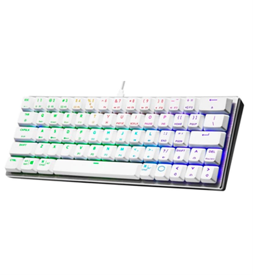 TECLADO MECANICO SK620 PLATA 60% RGB USB-C