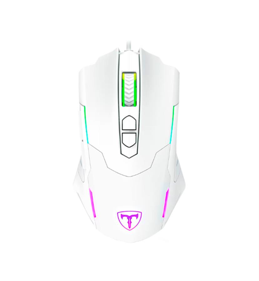 BRIGADIER  MOUSE GAMER  7200 DPI CABLEADO BLANCO