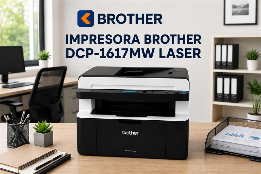 IMPRESORA BROTHER DCP-1617MW LASER