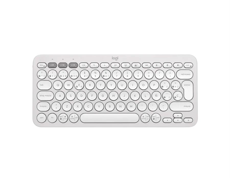 TECLADO PEBBLE 2 K380 INALAMBRICO BLUETOOTH BLANCO