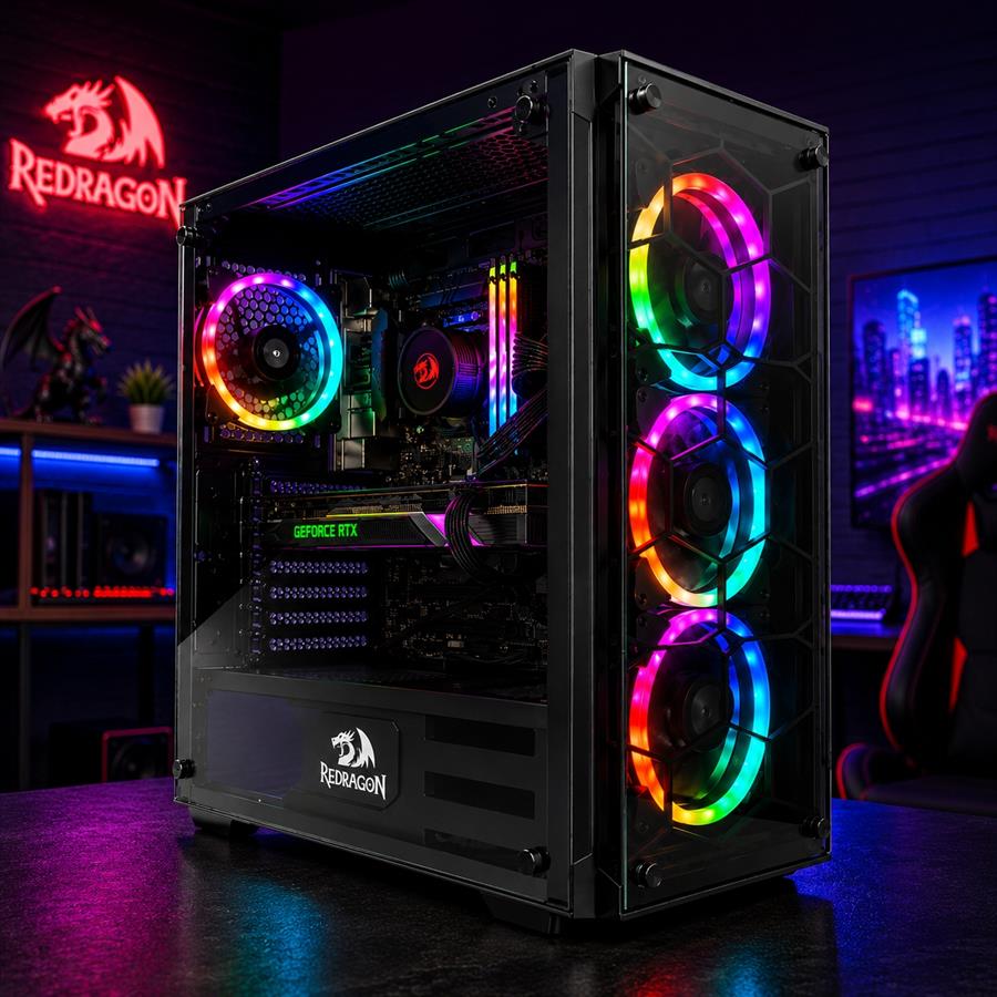 GABINETE GAMER  WHEELJACK  RGB | GC-606