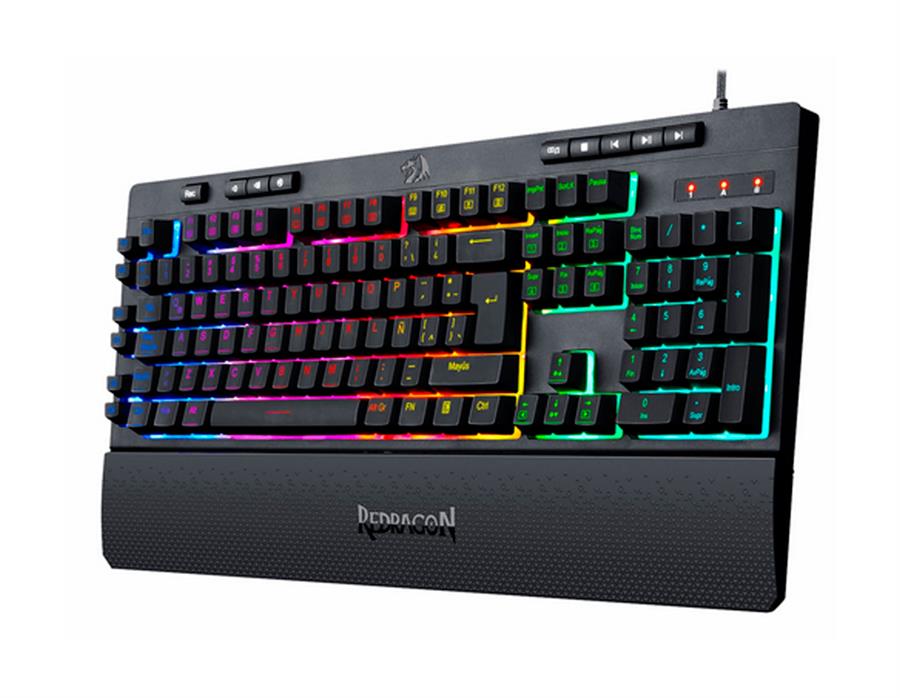 TECLADO GAMER  SHIVA K512 RGB MEMBRANA NEGRO