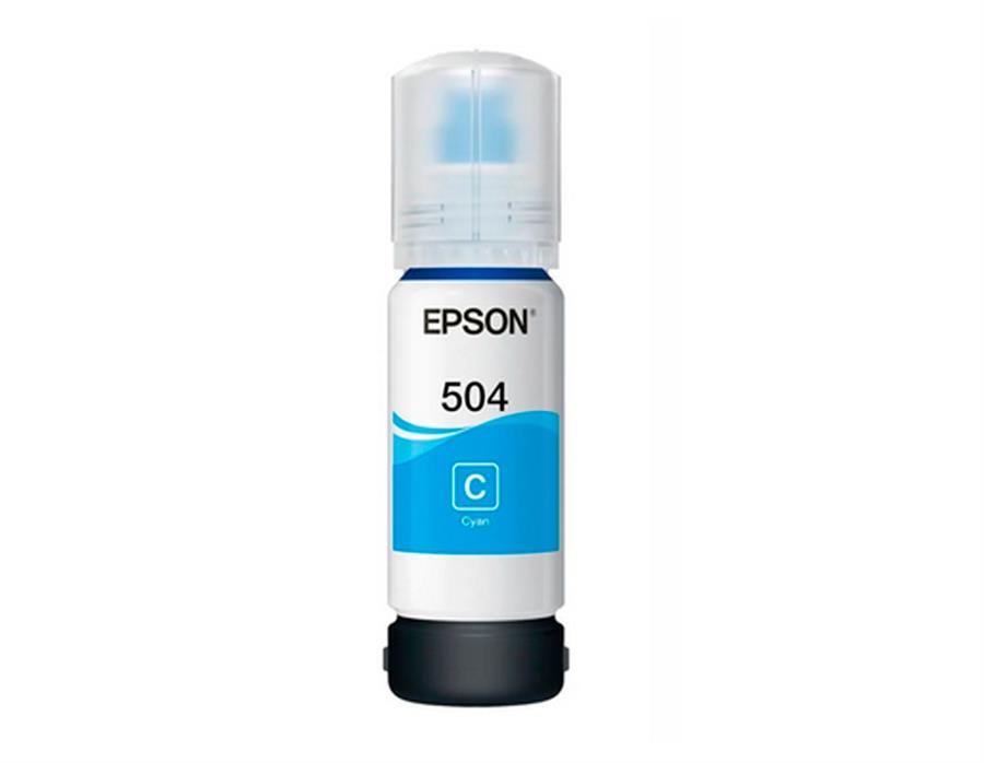 BOTELLA DE TINTA EPSON 504 CIAN