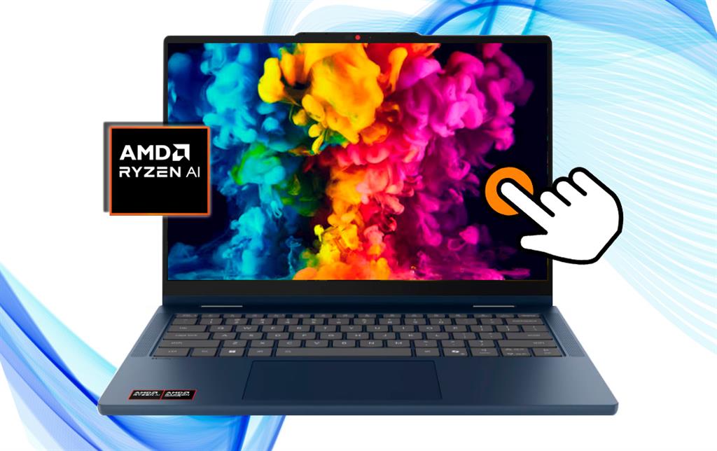 NOTEBOOK LENOVO IDEAPAD 5 14AGP11 2-EN-1 AMD ™ AI 5 430 16GB RAM 512GB SSD  14" WUXGA TACTIL