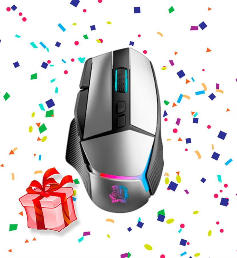STORM GAMER GRIP MOUSE RETROILUMINADO - 9 BOTONES 8000 DPI