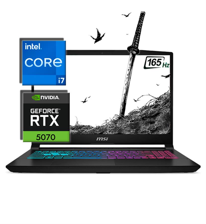KATANA 15  INTEL I7-14650HX 16GB RAM 1TB SSD RTX 5070 8GB 15.6" 165Hz