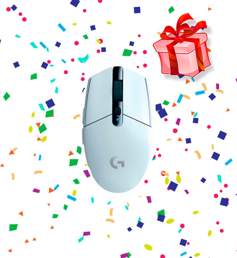 MOUSE LOGITECH G305 GAMING LIGHTSPEED WIRELESS BLANCO