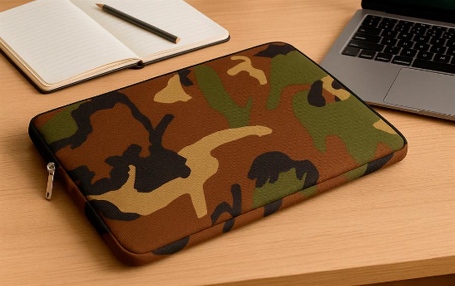 CDETEK FUNDA NOTEBOOK 15.6 PULGADAS CAMUFLADO MILITAR