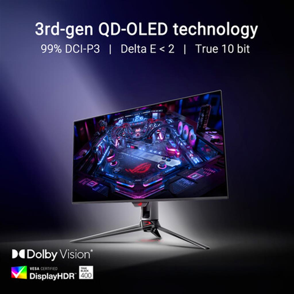 MONITOR ASUS ROG GAMING 32" PG32UCDP-J  SWIFT OLED 4K 240HZ