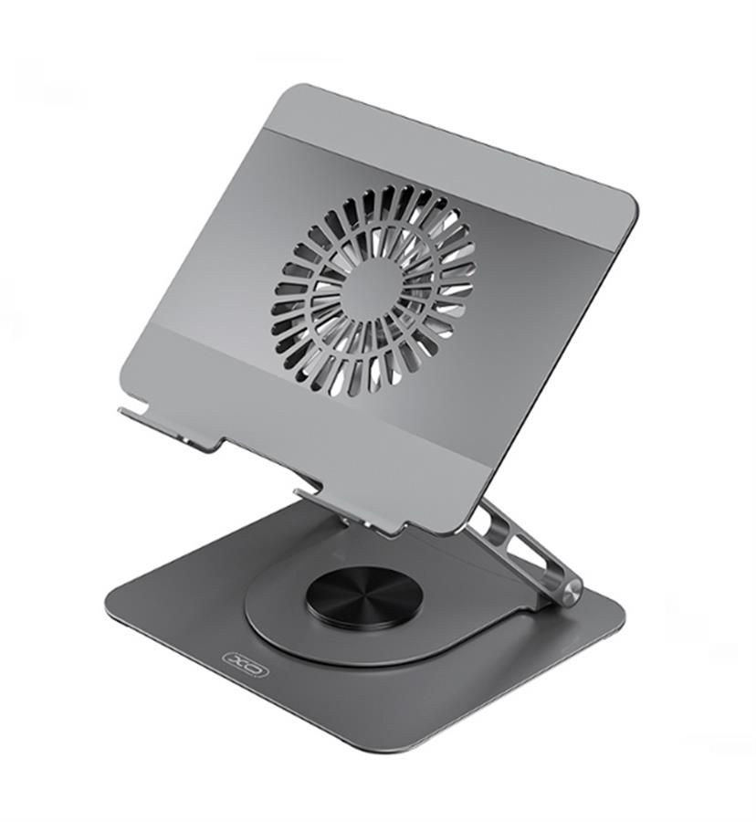 BASE PARA NOTEBOOK DE METAL  CON COOLER LUZ AZUL