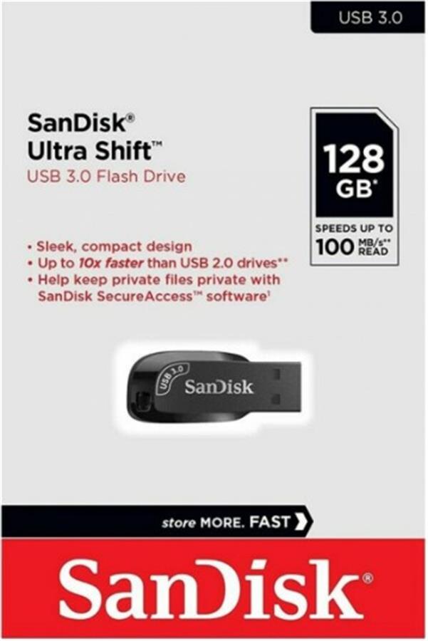 PENDRIVE 128GB SANDISK 3.2 ULTRA SHIFT