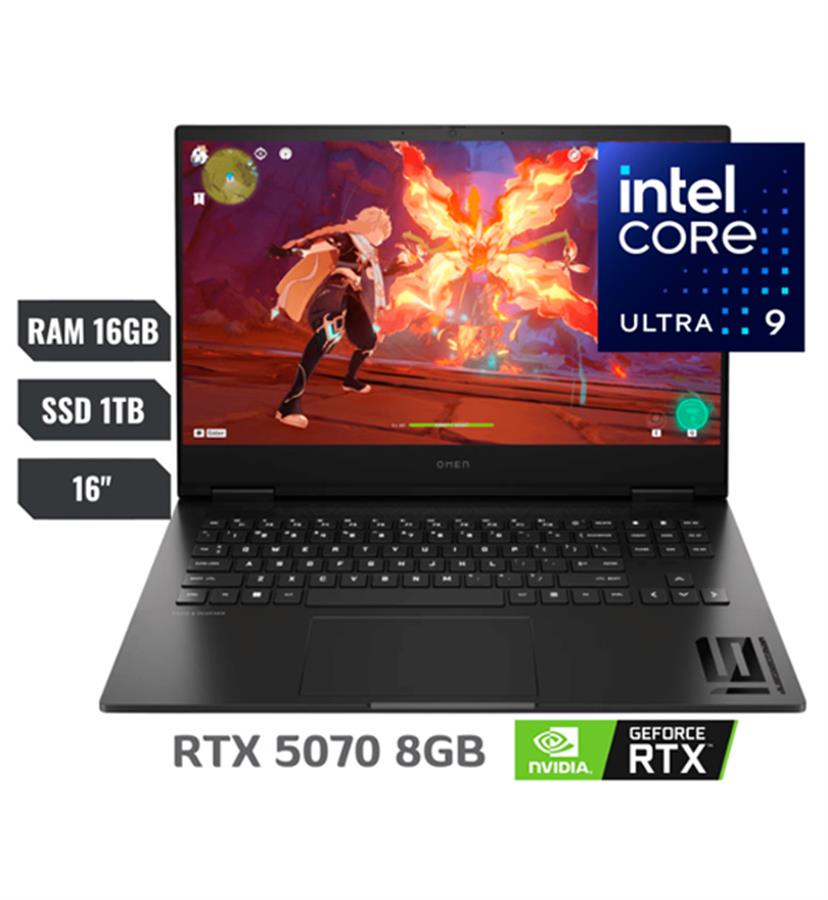 OMEN  ULTRA™ 9 285H  16GB 1TB SSD 16" WQXGA 240Hz  RTX® 5070 8GB