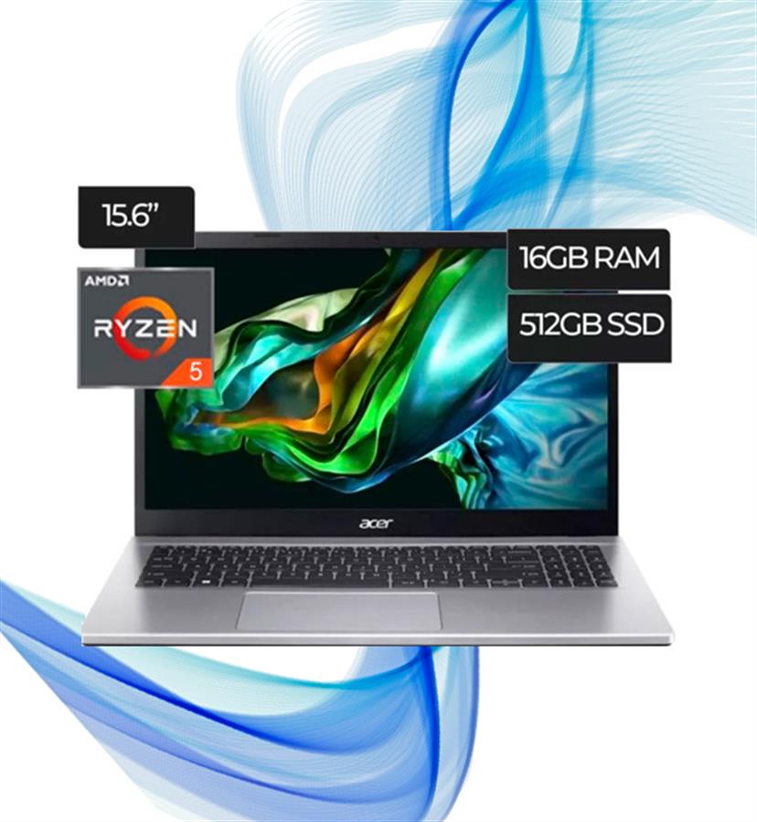 ASPIRE  3 AMD RYZEN 5-7430U 16GB RAM 512GB SSD  15.6" FHD