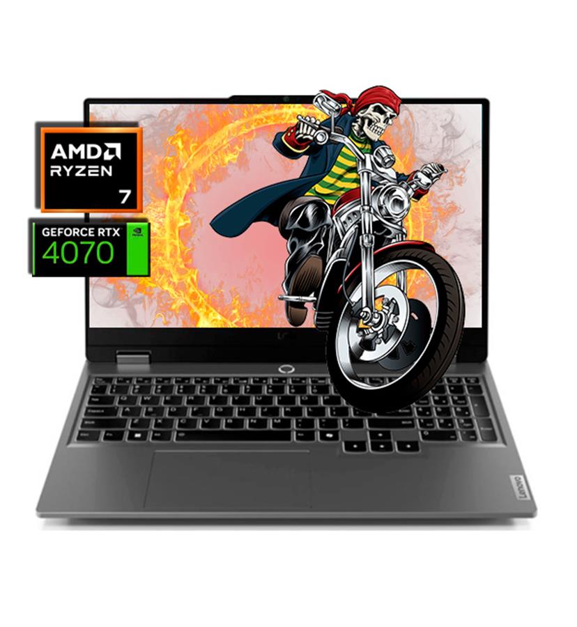 LOQ  RYZEN 7-7435HS 16GB RAM 512GB SSD  NVIDIA  RTX 4070  8GB  15.6" FHD