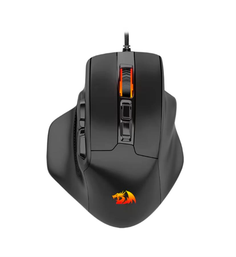 BULLSEYE  M806 MOUSE  RGB 12400 DPI CABLEADO - NEGRO