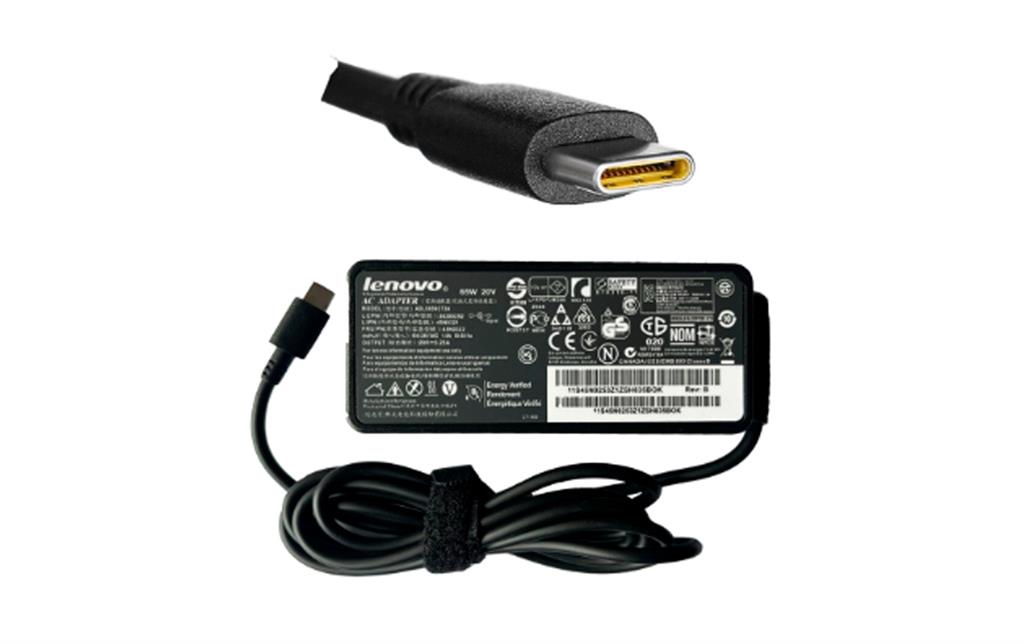 CARGADOR  NOTEBOOK LENOVO USB TIPO C 65W
