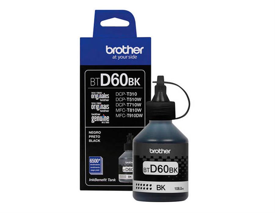 BOTELLA DE TINTA  BT D60 BK  NEGRA