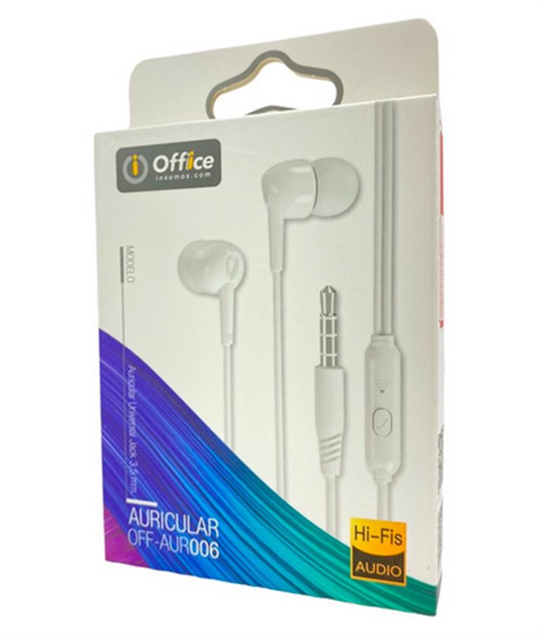AURICULAR IN EAR OFFICE OFF-AUR006 BLANCO