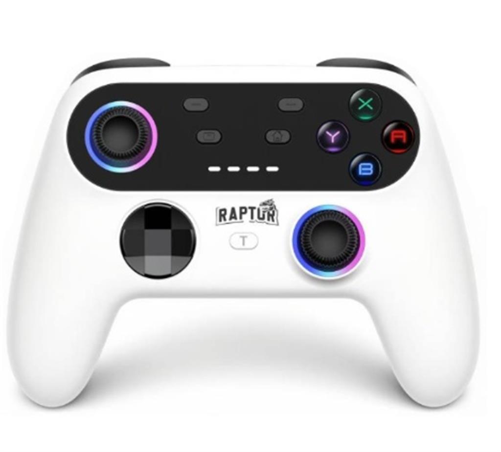 JOYSTICK RAPTOR INALAMBRICO WHITE PC/PS3/SWITCH/ANDROID