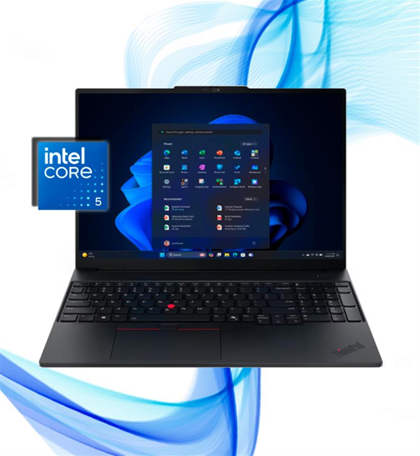 THINKPAD E16 INTEL I5- 220U 16GB RAM 512GB SSD 16" WUXGA  FREEDOS