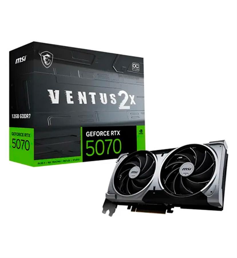 PLACA DE VIDEO  GEFORCE RTX™ 5070 12G VENTUS 2X OC