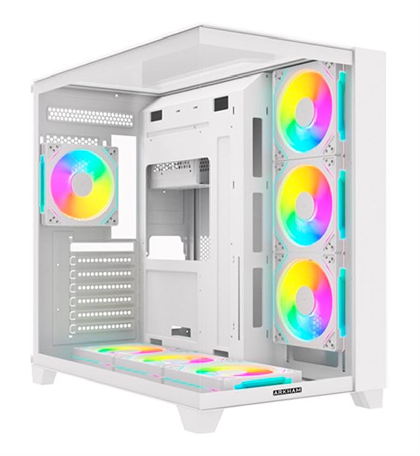 GABINETE MINOR BLANCO 7 FANS ARGB ATX