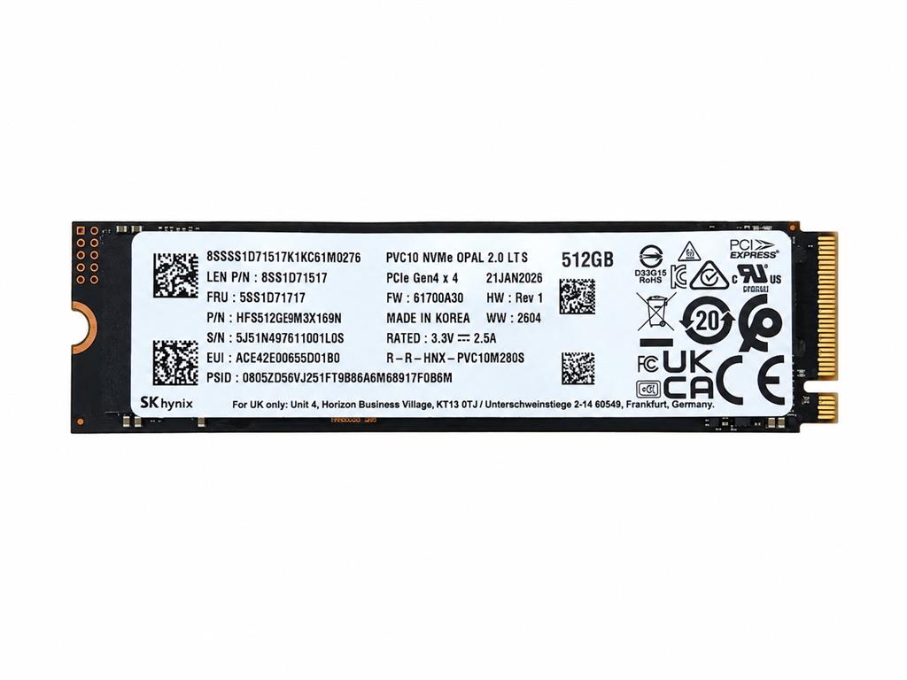 DISCO SSD M.2 NVME G4 512GB (BULK)