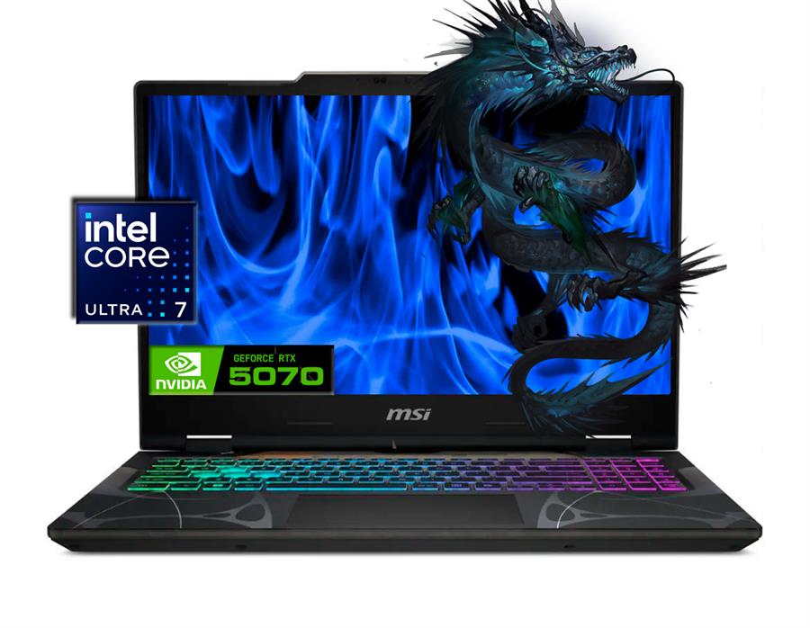 CYBORG 15 GAMING Core™ Ultra 7 240H 16GB RAM 1TB SSD NVIDIA® RTX 5070 8GB  15.6" 144Hz