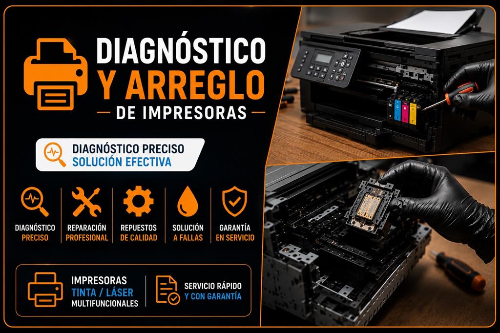 DIAGNOSTICO Y REPARACIÓN DE IMPRESORAS