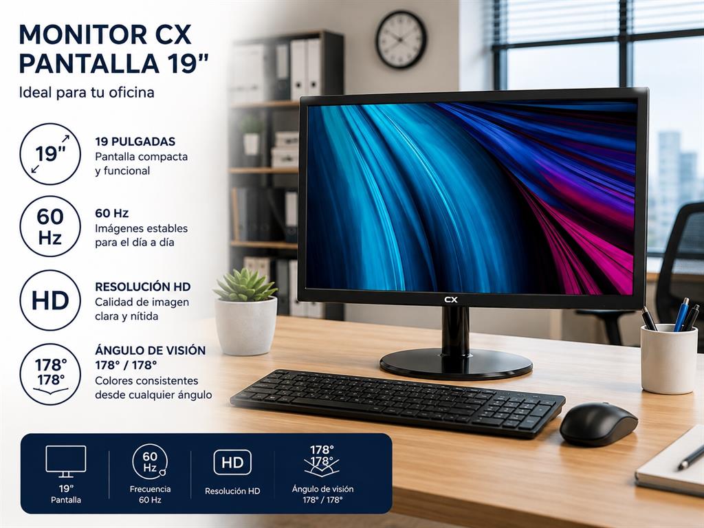 MONITOR 19" PERFORMANCE PF185R VGA/HDMI