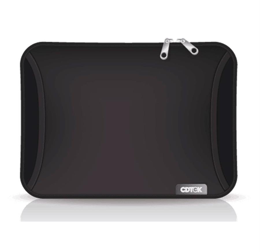 FUNDA NOTEBOOK 14" PULGADAS CON BOLSILLO CDTek NEGRO LISO