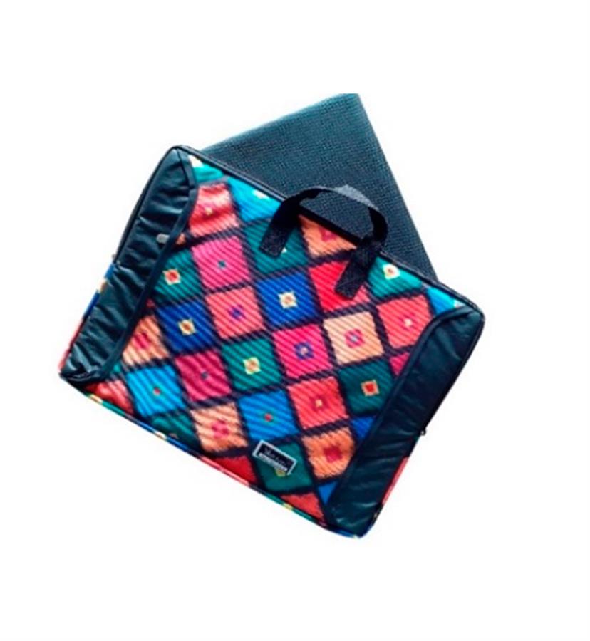 FUNDA NOTEBOOK 15.6 PULGADAS CON MANIJAS + BOLSILLO P/ CARGADOR - ROMBO
