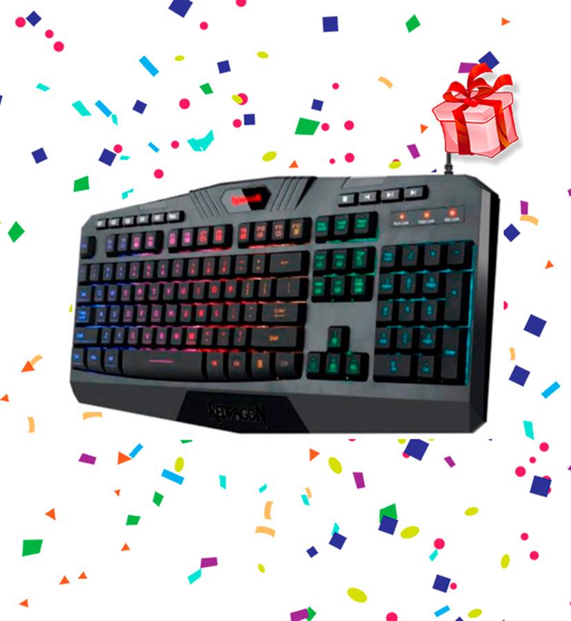 TECLADO GAMER  HARPE PRO K503A RGB MEMBRANA