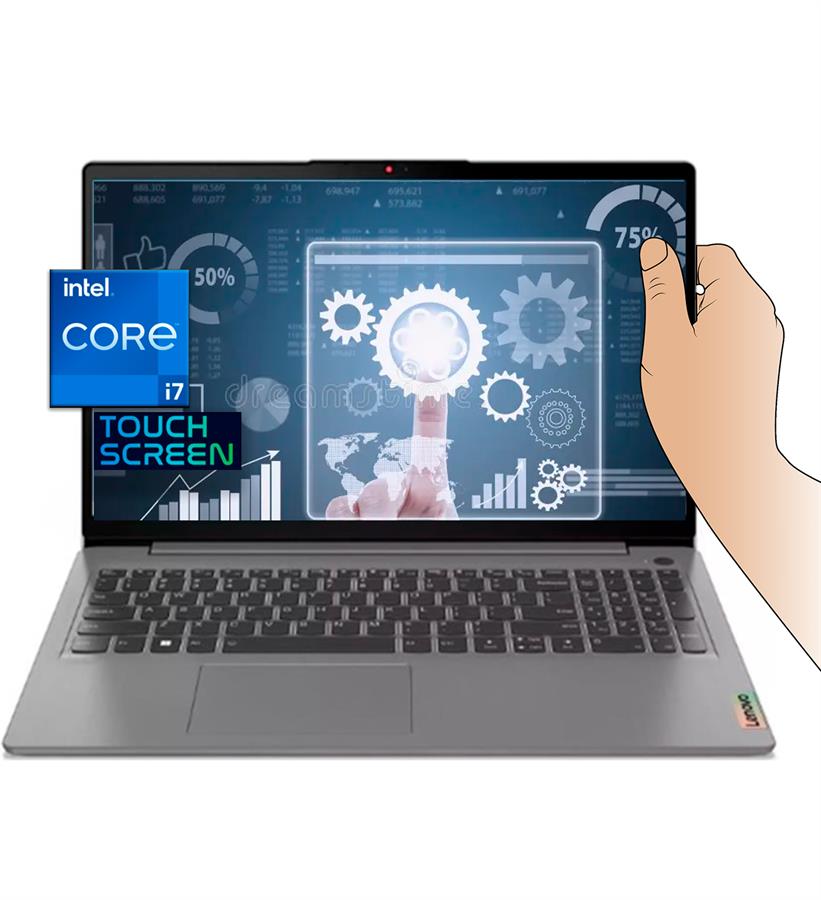 IDEAPAD 3  TACTIL  INTEL I7-1225U  8GB RAM 512GB SSD 15.6" FHD