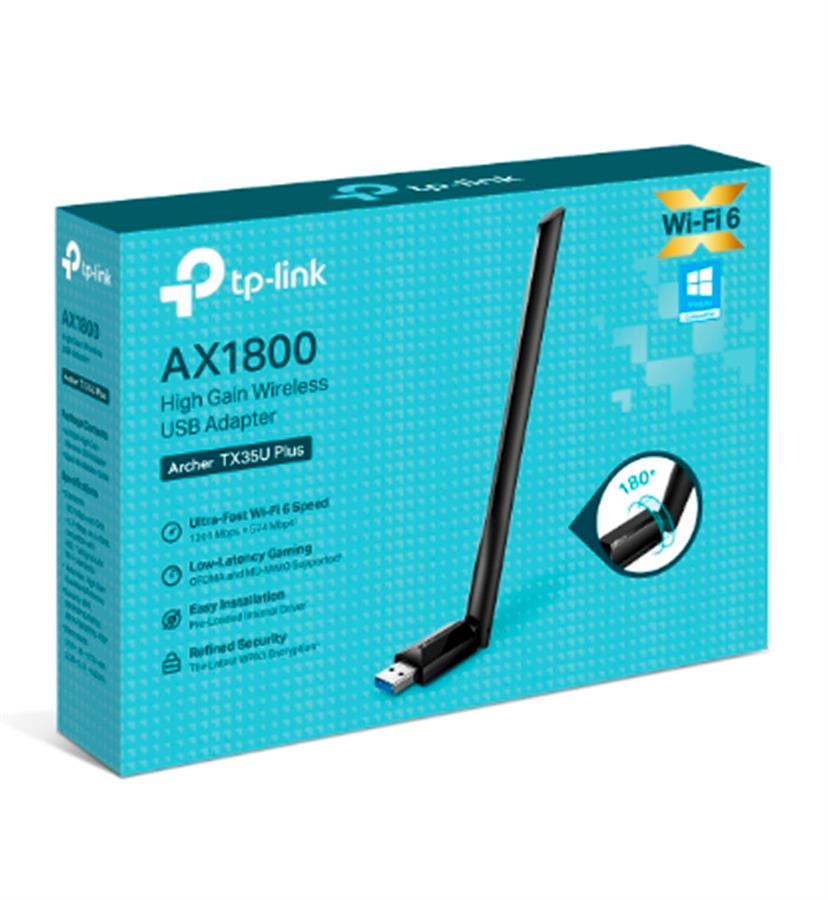 PLACA DE RED USB TP-LINK ARCHER TX35U PLUS HG AX1800