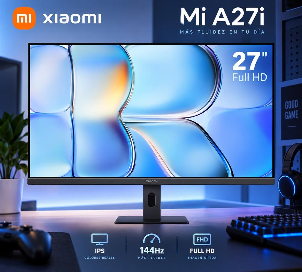 MONITOR GAMER XIOAMI MI A27I 2026 27" FHD 144HZ IPS P27FDA-RAGL