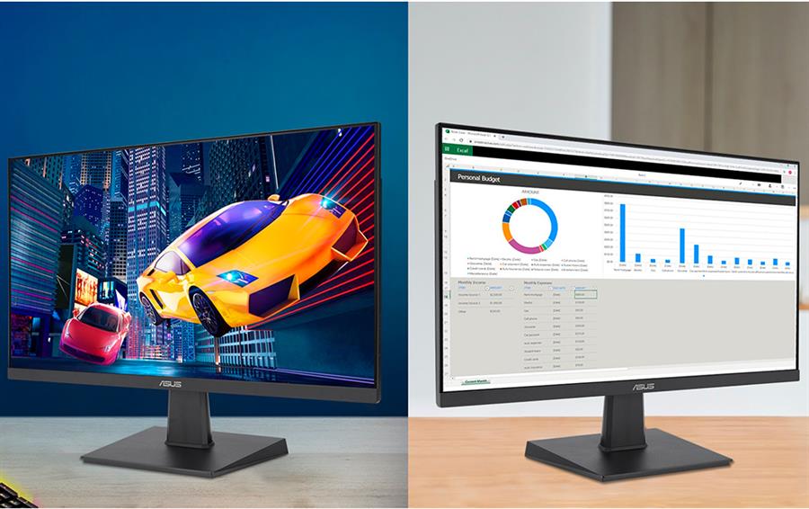 MONITOR 22 ASUS VP227HF-J BLACK FHD 100HZ HDMI/VGA