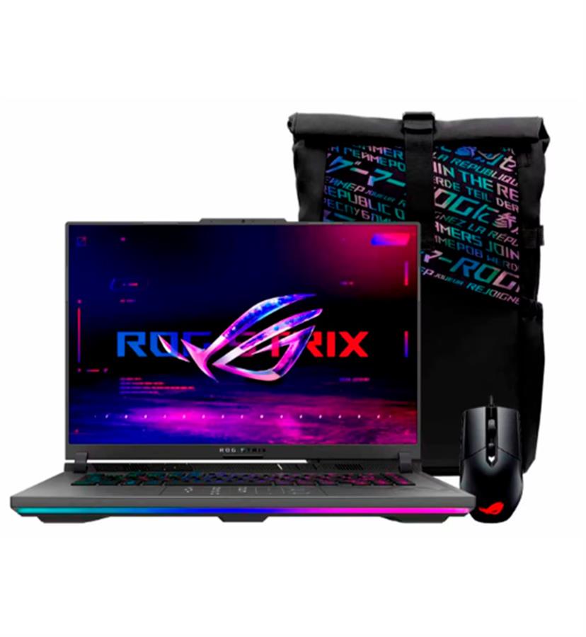 ASUS ROG STRIX G16 INTEL  I9-14900HX 16GB RAM  512GB SSD RTX 4060 8GB + MOCHILA & MOUSE 16" WUXGA