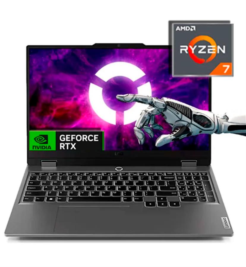 LOQ 15AHP10  RYZEN™ 7 250 16GB RAM 1TB SSD  NVIDIA® RTX 5050 8GB 15.6" FHD 144Hz