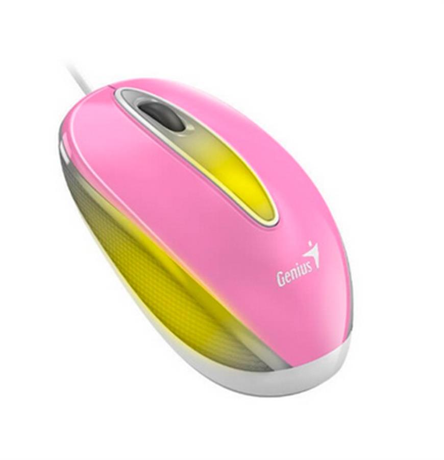 DX-MINI MOUSE CABLEADO USB ROSADO