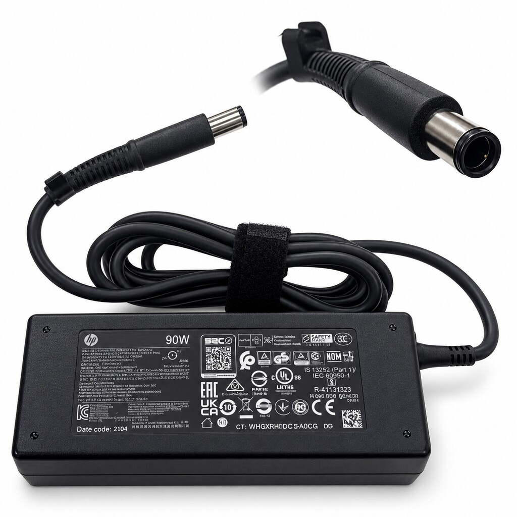 CARGADOR NOTEBOOK HP 90W PIN GRUESO