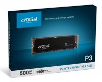 DISCO SSD CRUCIAL 500GB P3 M.2 2280 NVME 3500MB/S PCIE