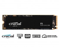 DISCO SSD M.2 1TB CRUCIAL P3 2280 NVME 3000MB/S PCIE